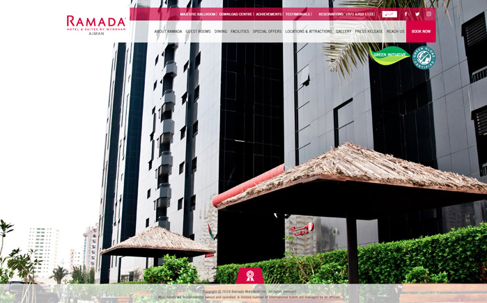meridian web development services for ramada ajman