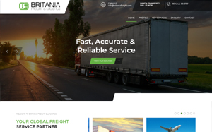 web development for britania logistics