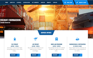 custom web design services for tokyo freight